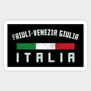 Friuli Venezia Giulia / Italy Region Typography Design Magnet